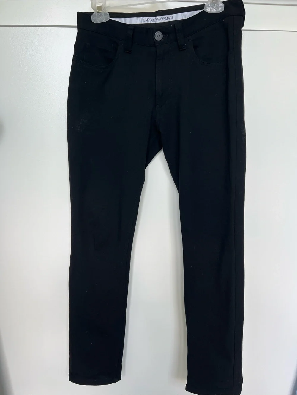 Emporio Armani Black Slim Tapered Men’s Jeans